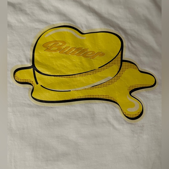 BTS White Butter T-Shirt - Size Large - Picture 4 of 6